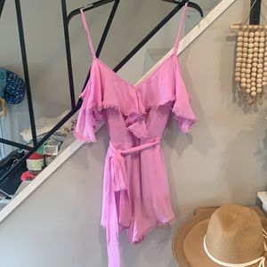 Blue blush - romper NWOT